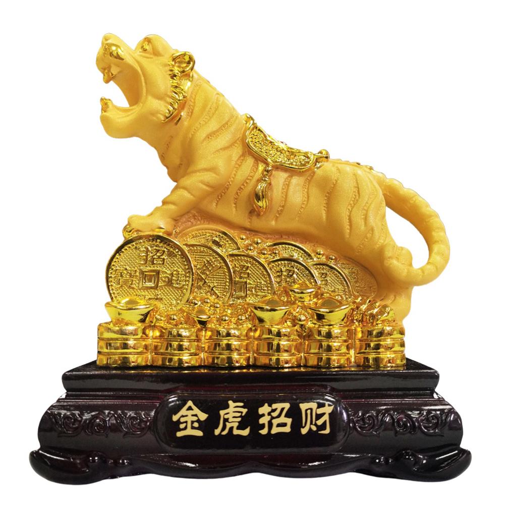 Resin Tiger Figurine Feng Shui Decor