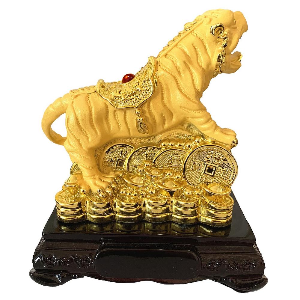 Resin Tiger Figurine Feng Shui Decor Resin Tiger Figurine Feng Shui Decor