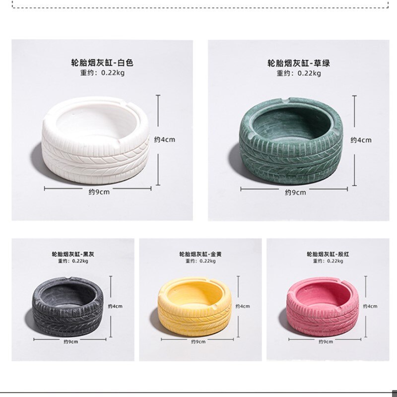 Resin Tire Ash Tray
