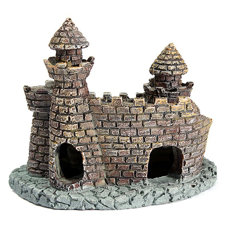 Resin Underwater Aquarium Castle Decor Resin Underwater Aquarium Castle Decor