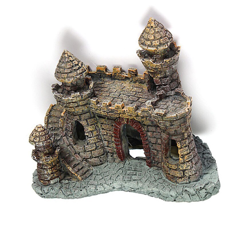 Resin Underwater Aquarium Castle Decor Resin Underwater Aquarium Castle Decor