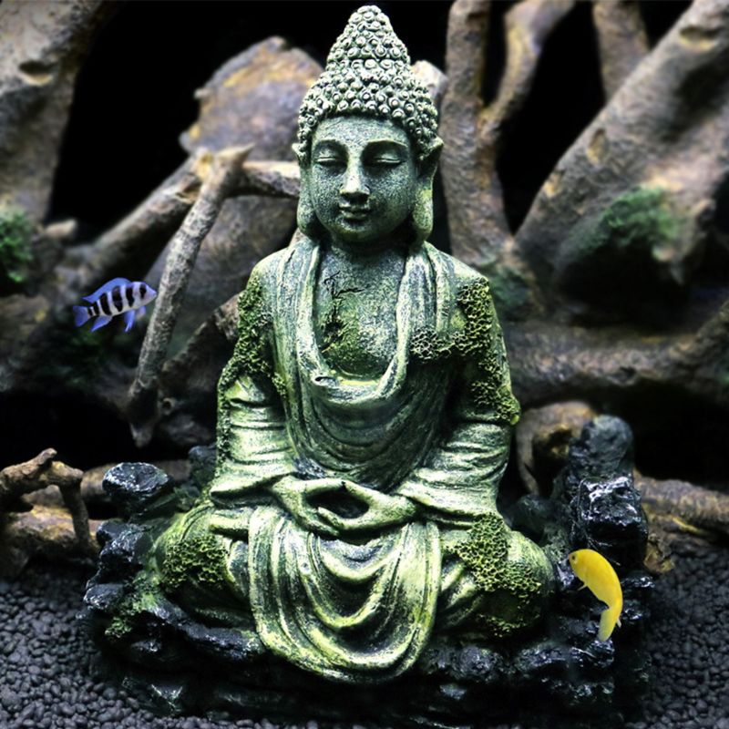 Resin Underwater Buddha Aquarium Decor