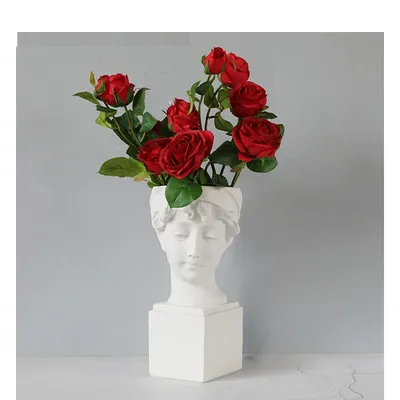Resin Vintage Head Vase Resin Vintage Head Vase