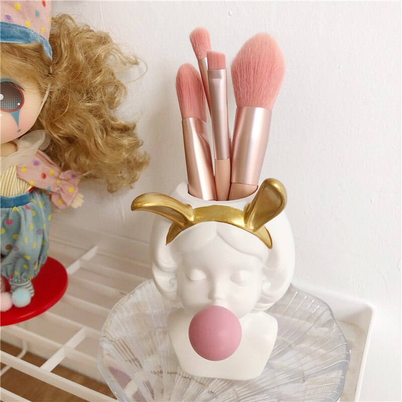 Resin Vintage Head Vase Resin Vintage Head Vase