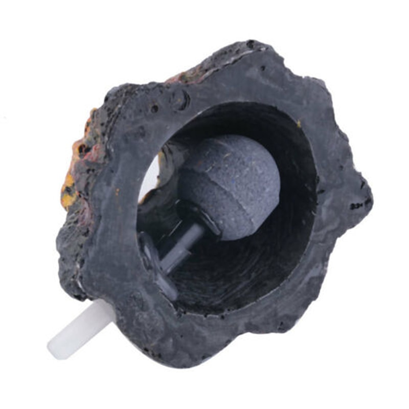 Resin Volcano Bubbler Fish Tank Resin Volcano Bubbler Fish Tank