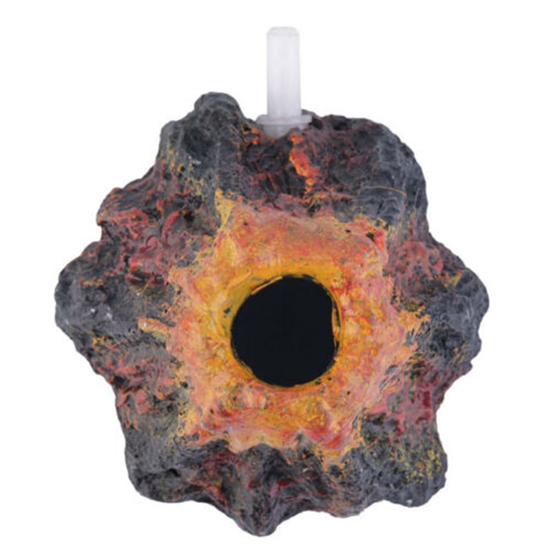 Resin Volcano Bubbler Fish Tank Resin Volcano Bubbler Fish Tank