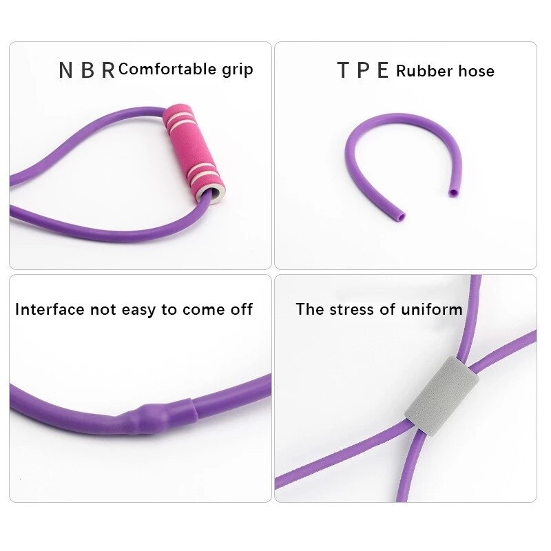Resistance Bands Yoga Fitness Elastic Tube Rubber Belt Gym Equipment Workout Muscle Pull Rope Exercise Chest Expander Resistance Bands Yoga Fitness Elastic Tube Rubber Belt Gym Equipment Workout Muscle Pull Rope Exercise Chest Expander