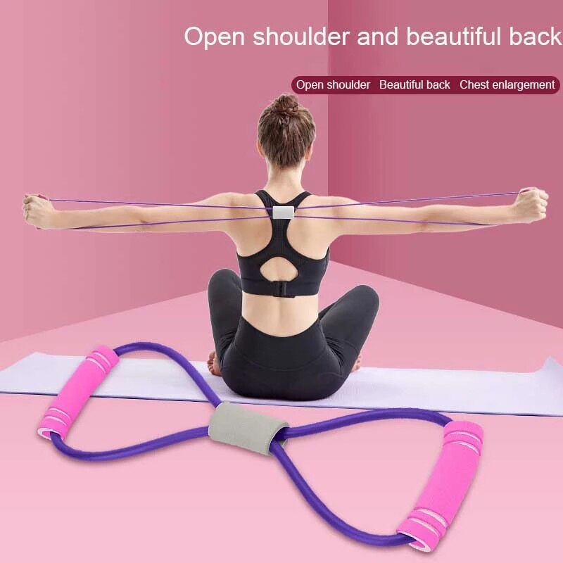 Resistance Bands Yoga Fitness Elastic Tube Rubber Belt Gym Equipment Workout Muscle Pull Rope Exercise Chest Expander Resistance Bands Yoga Fitness Elastic Tube Rubber Belt Gym Equipment Workout Muscle Pull Rope Exercise Chest Expander