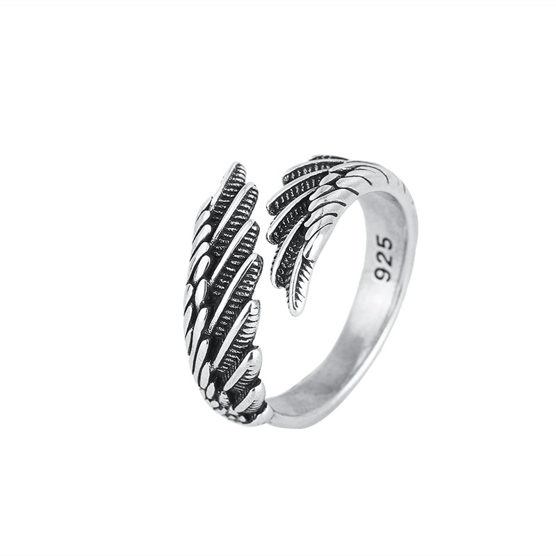 Resizable Angel Wing Ring