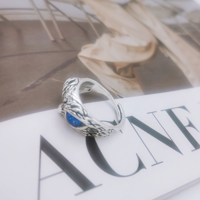 Resizable Multicolor Owl Eye Ring