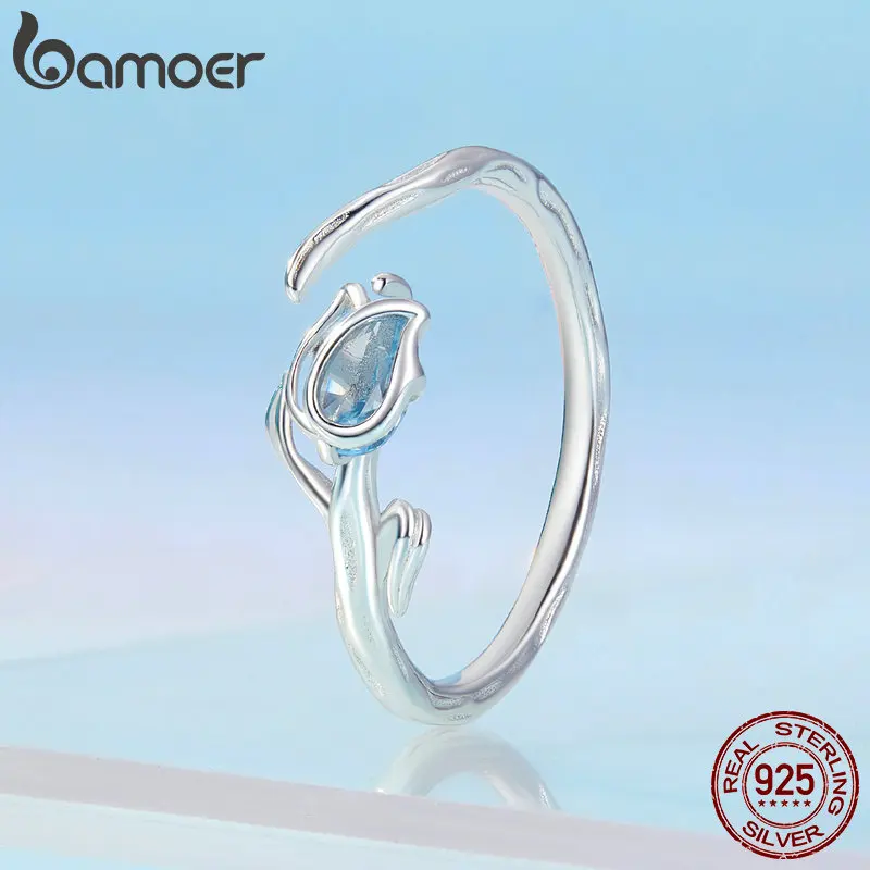 Resizable Sterling Silver Tulip Ring Resizable Sterling Silver Tulip Ring