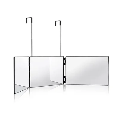 Retractable Adjustable Hanging Three Mirrors Makeup Folding Three Mirrors Three Fold Mirror Spot Portable Cosmetic