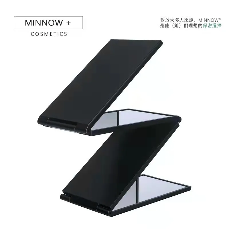 Retractable Adjustable Trifold Mirror Self Hairdressing Shaving Makeup Three-fold Mirror Hands-free Diy Haircut Tool