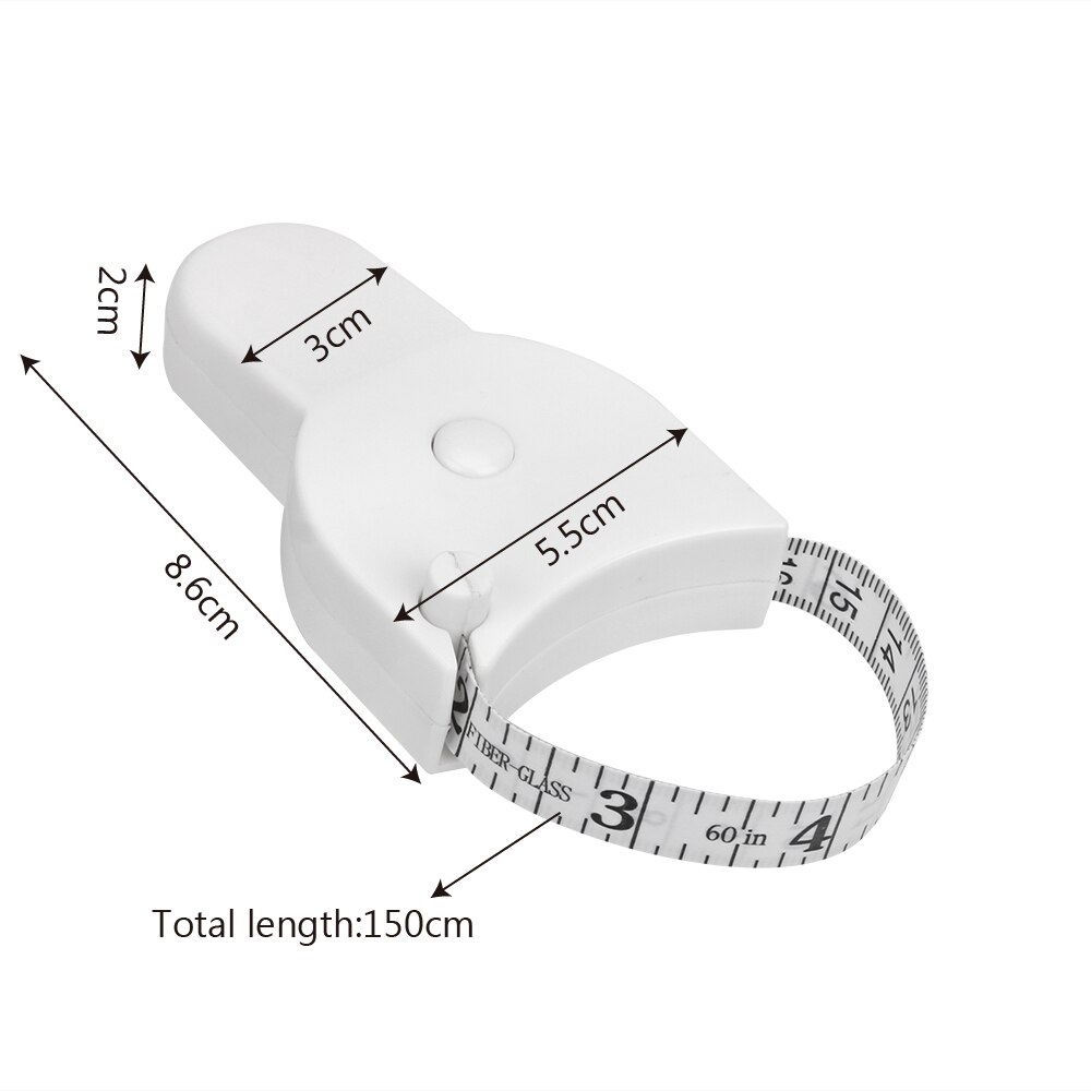 Retractable Body Measuring Tape Retractable Body Measuring Tape