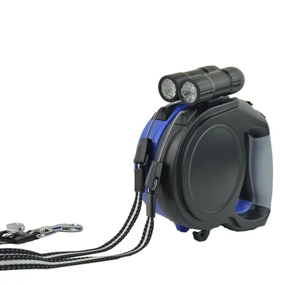 Retractable Dog Lead with LED Light Retractable Dog Lead with LED Light