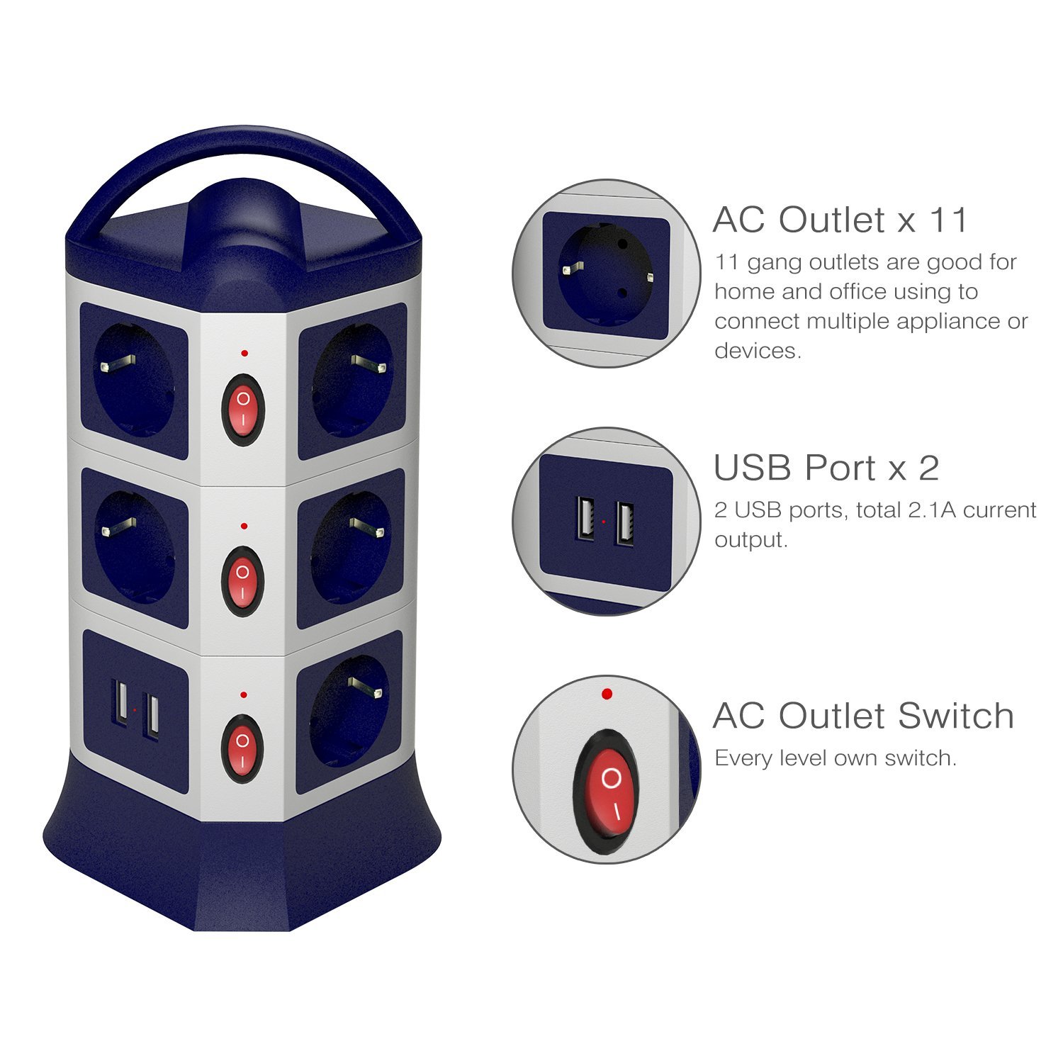 Retractable Extension Cord Multi-Socket Retractable Extension Cord Multi-Socket