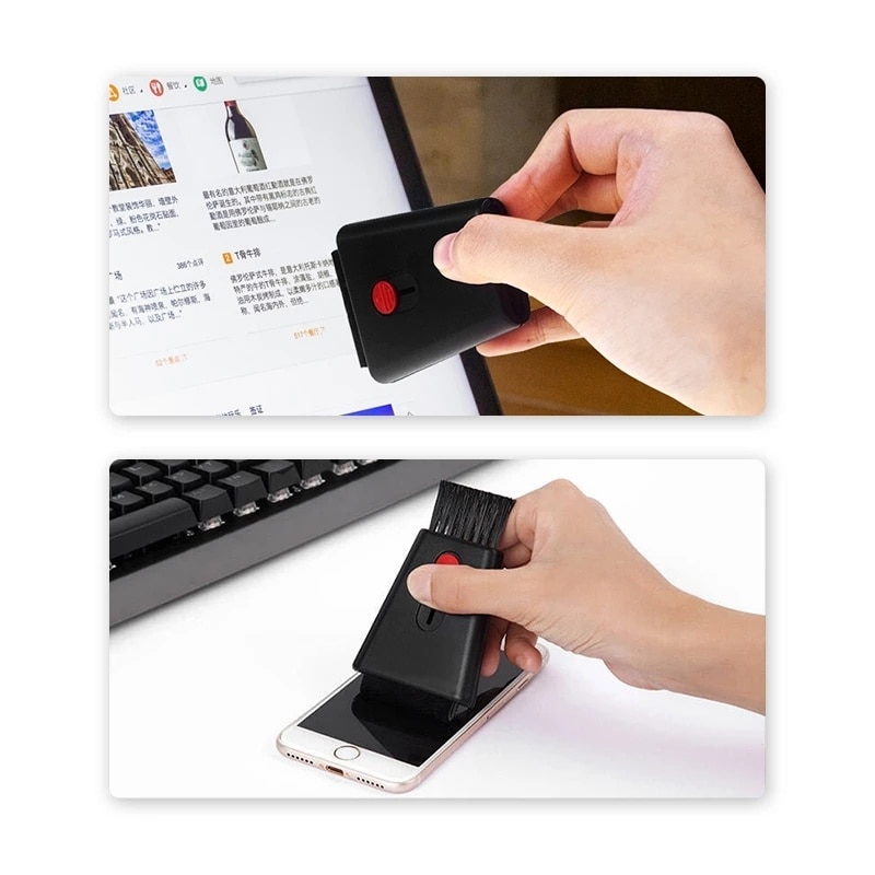 Retractable Keyboard Brush Duster Retractable Keyboard Brush Duster