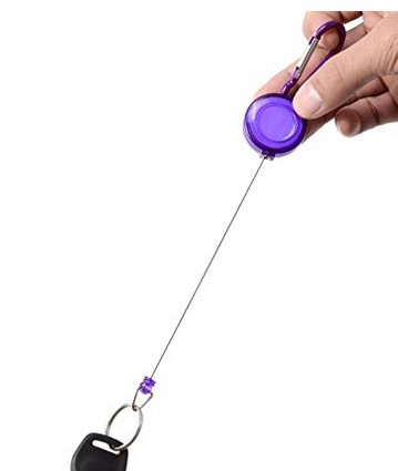Retractable Keychain ID Card Holder Retractable Keychain ID Card Holder