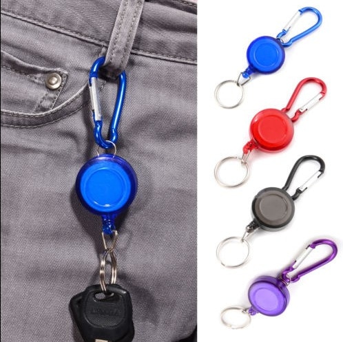 Retractable Keychain ID Card Holder Retractable Keychain ID Card Holder