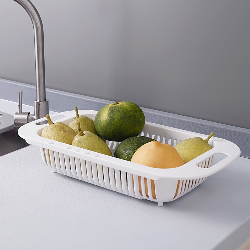Retractable Plastic Sink Vegetable Strainer Retractable Plastic Sink Vegetable Strainer