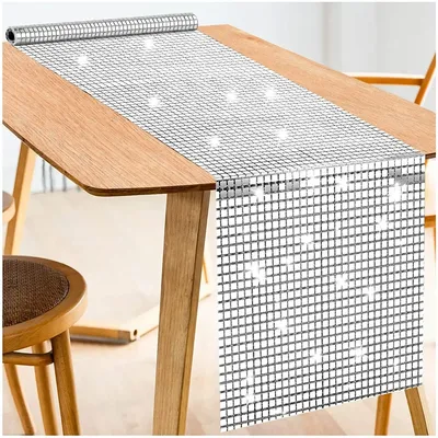 Retro Design Glitter Table Runner Retro Design Glitter Table Runner