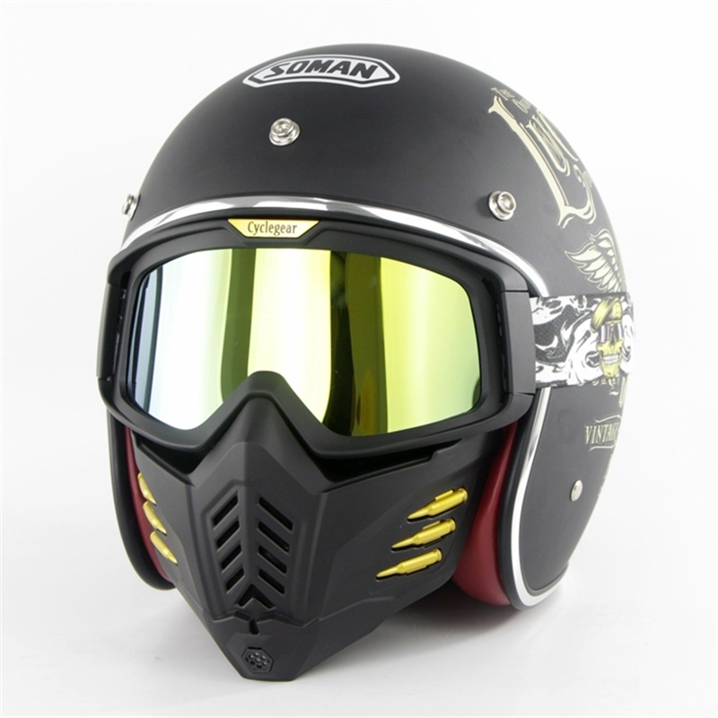 Retro Helmet Motorcycle Headgear Retro Helmet Motorcycle Headgear