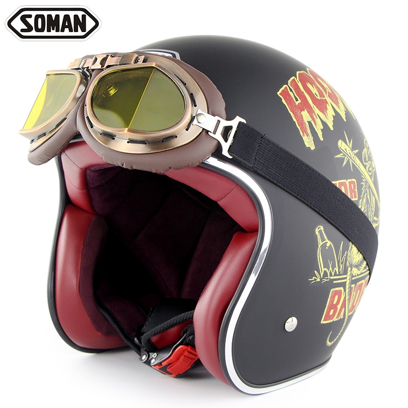 Retro Helmet Motorcycle Headgear Retro Helmet Motorcycle Headgear