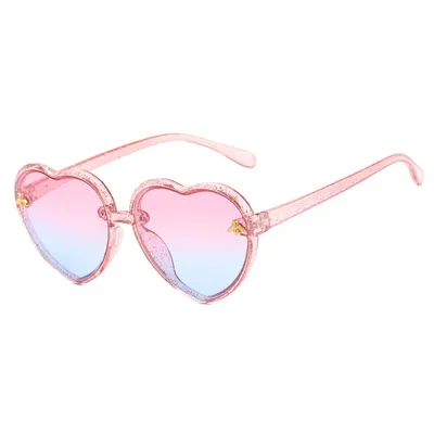 Retro Kids Heart Sunglasses
