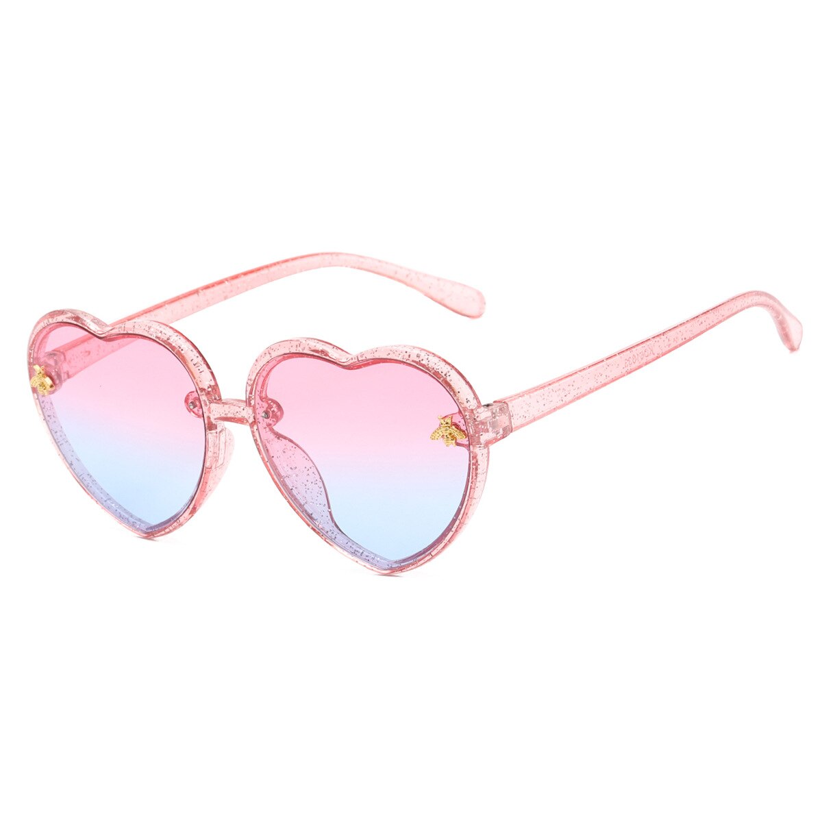 Retro Kids Heart Sunglasses
