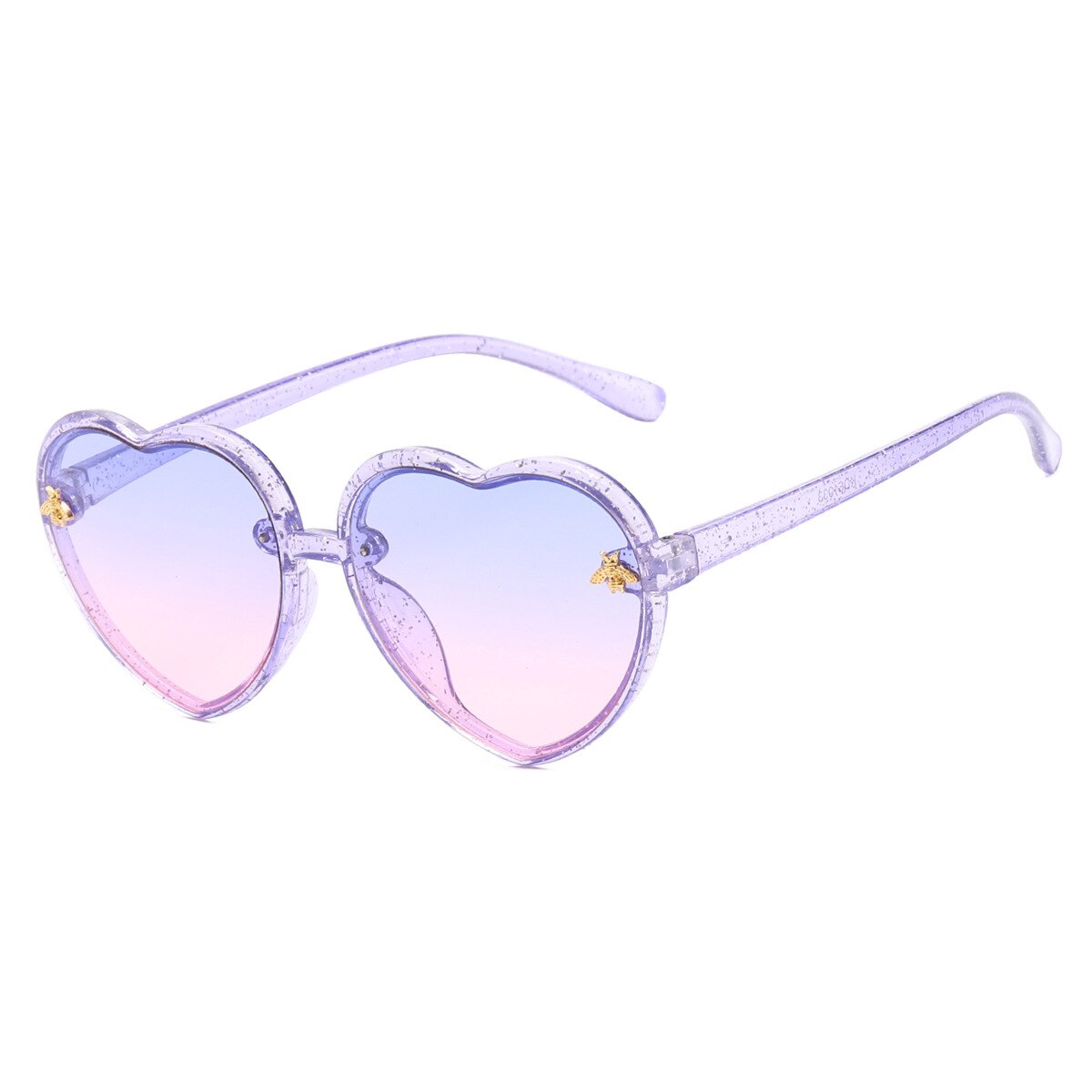 Retro Kids Heart Sunglasses