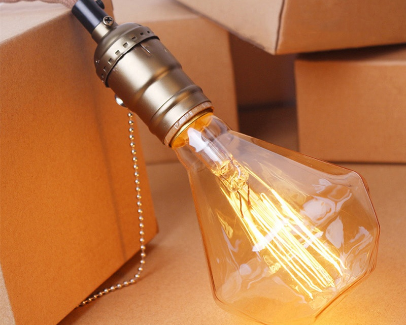 Retro Lamp Incandescent Bulb Decor
