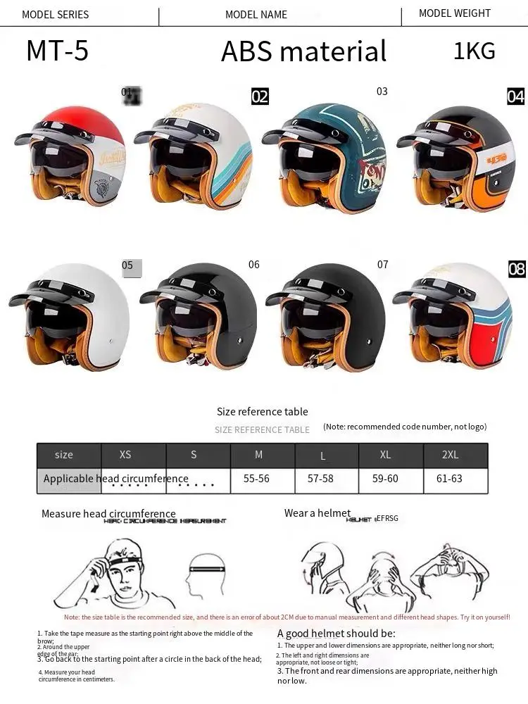Retro Semi-Open Motorcycle Helmet Cross-Country Motorcycle Accessories Motorcycle Helmet 3/4 Retro Helmet In Winter Retro Semi-Open Motorcycle Helmet Cross-Country Motorcycle Accessories Motorcycle Helmet 3/4 Retro Helmet In Winter