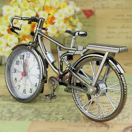 Retro Style Bike Clock Decor Retro Style Bike Clock Decor