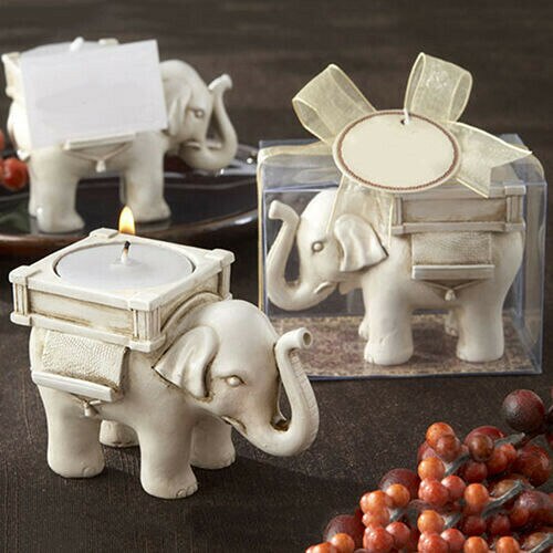Retro Style Elephant Tea Light Holder