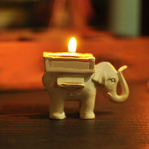Retro Style Elephant Tea Light Holder