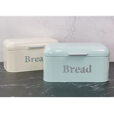 Retro-Style Metal Bread Bin Retro-Style Metal Bread Bin