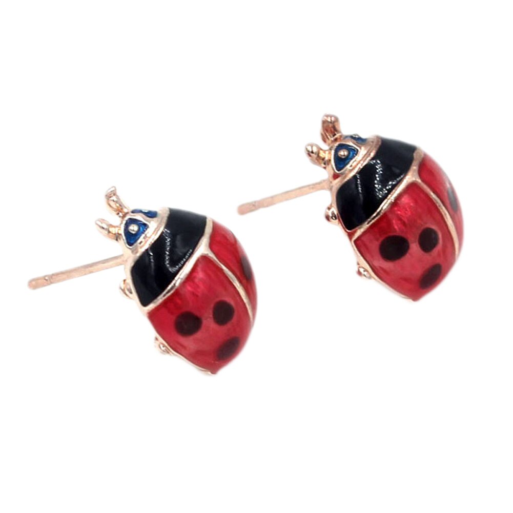 Retro Style Metal Ladybug Earrings Retro Style Metal Ladybug Earrings