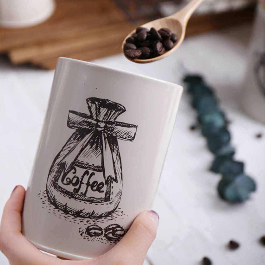 Retro Tea Coffee Sugar Canister Set (3pcs) Retro Tea Coffee Sugar Canister Set (3pcs)