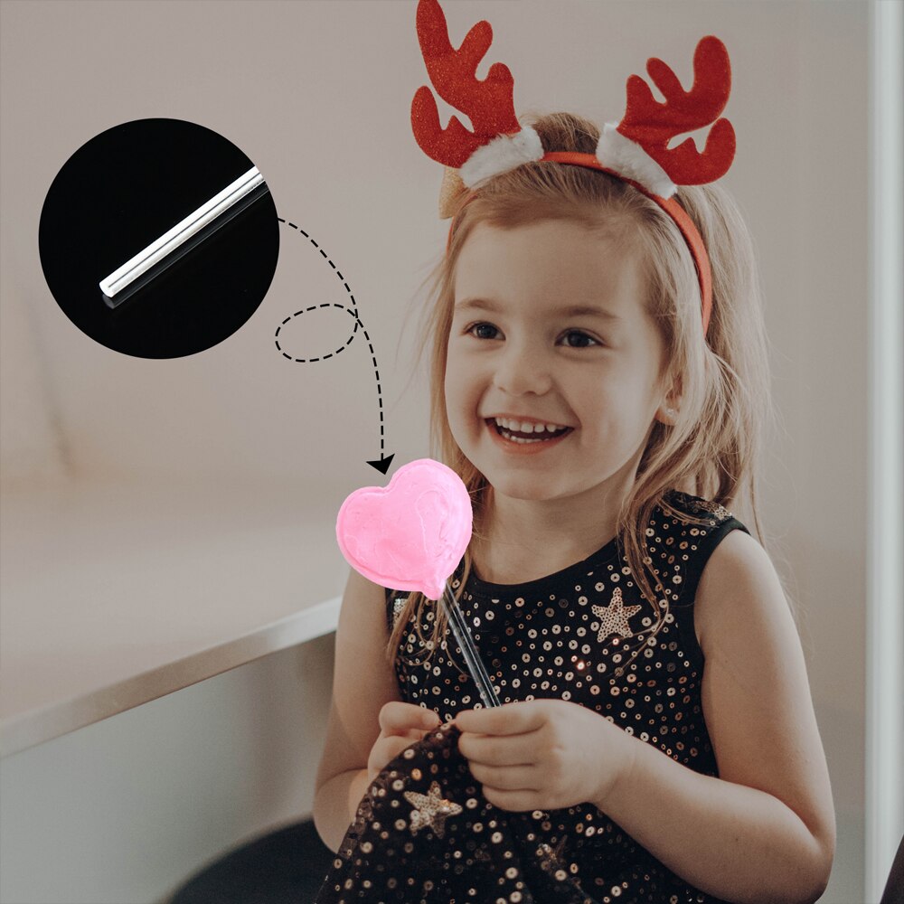 Reusable Acrylic Lollipop Sticks (100 pcs)