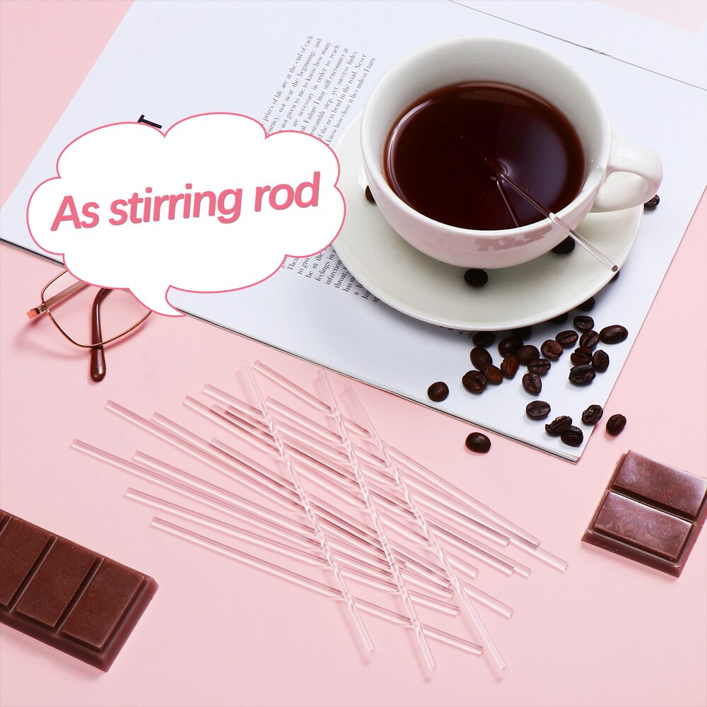 Reusable Acrylic Lollipop Sticks (100 pcs)