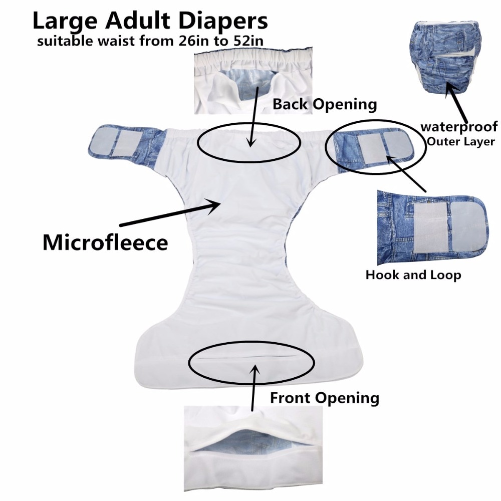 Reusable Adult Diaper Replaceable Insert Reusable Adult Diaper Replaceable Insert