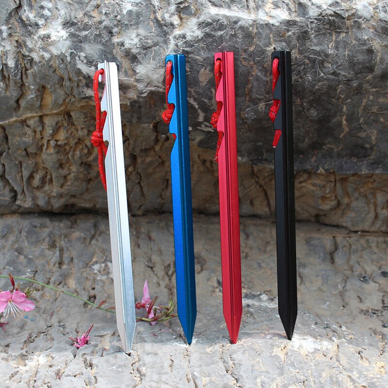Reusable Aluminum Tent Stakes (10 pcs)