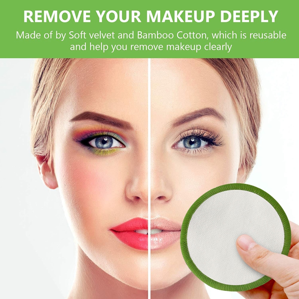Reusable Bamboo Makeup Remover Pads