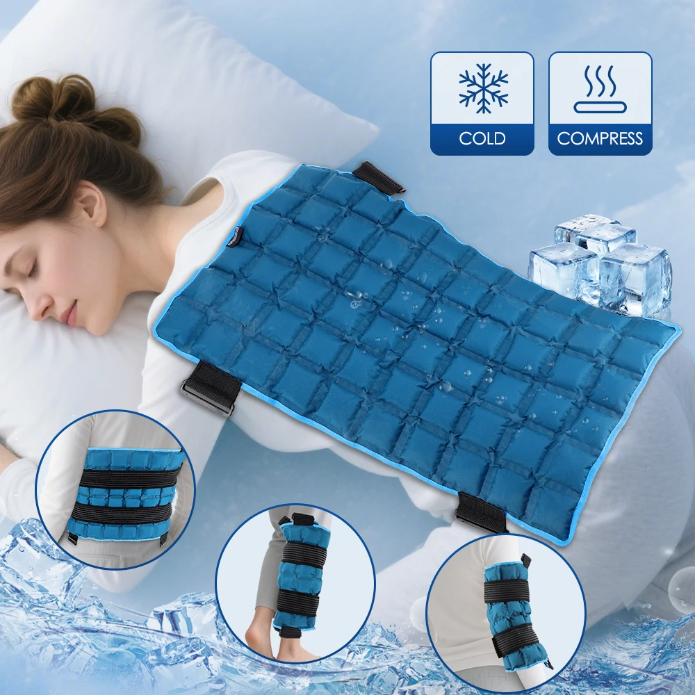 Reusable Big Ice Pack Cold Hot compress Self-Absorbing Water Back Pad for Shoulder Knee Joint Muscle Post-Operative