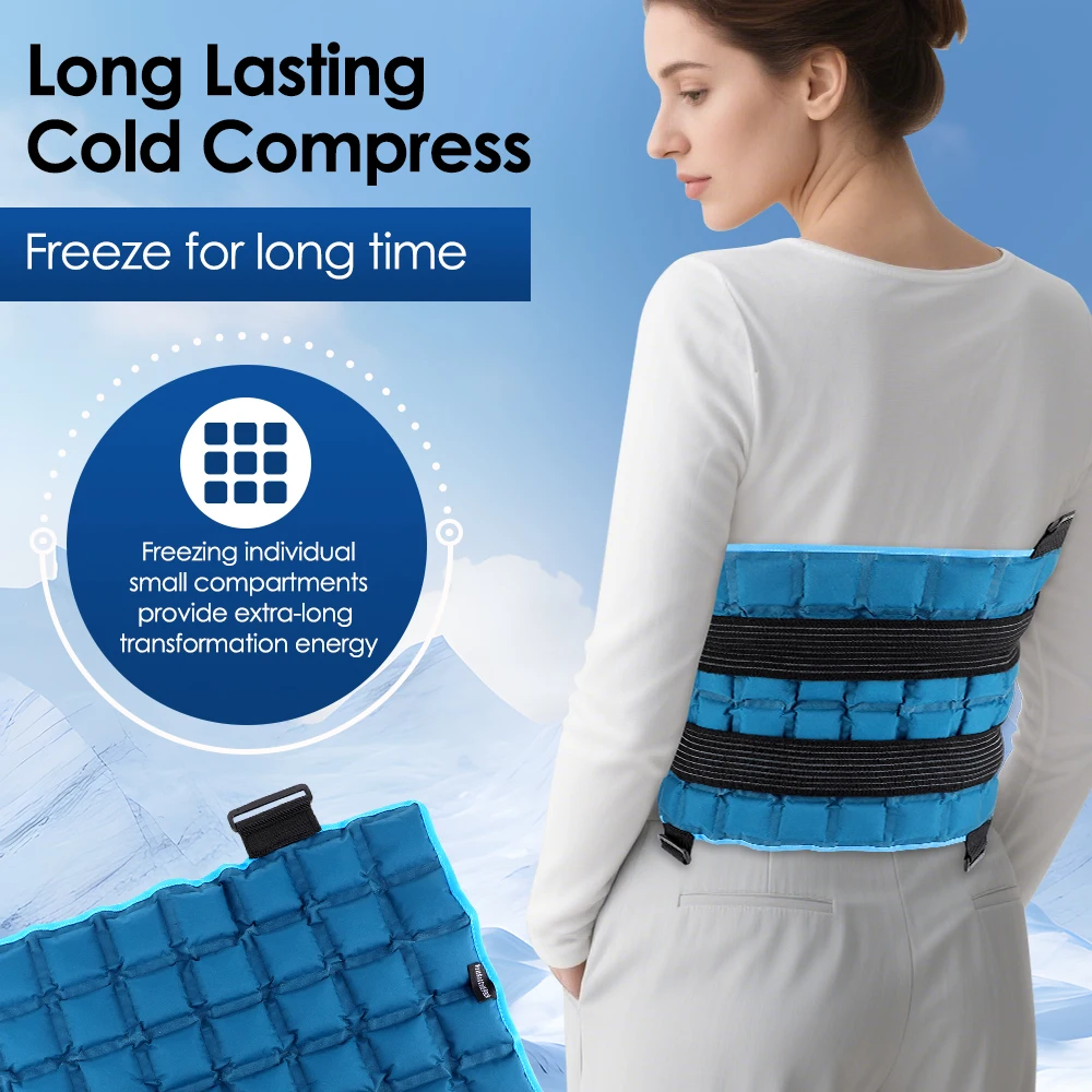 Reusable Big Ice Pack Cold Hot compress Self-Absorbing Water Back Pad for Shoulder Knee Joint Muscle Post-Operative