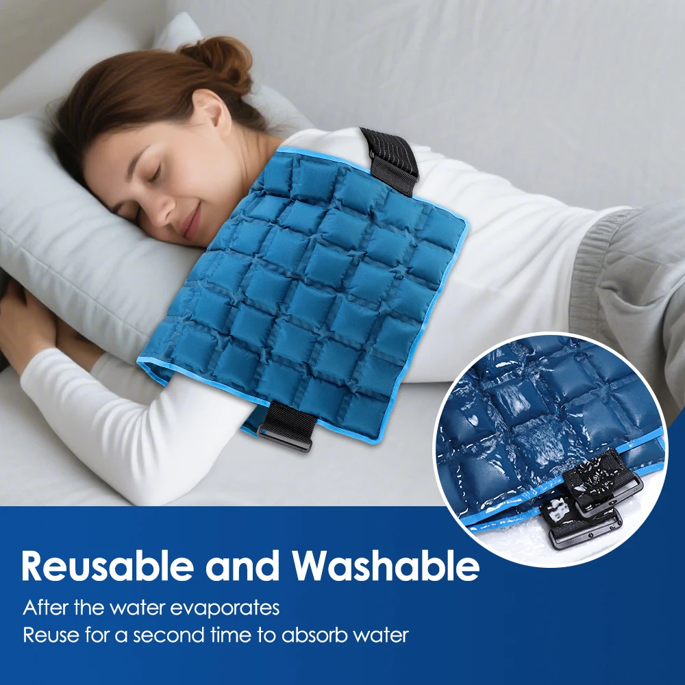 Reusable Big Ice Pack Cold Hot compress Self-Absorbing Water Back Pad for Shoulder Knee Joint Muscle Post-Operative