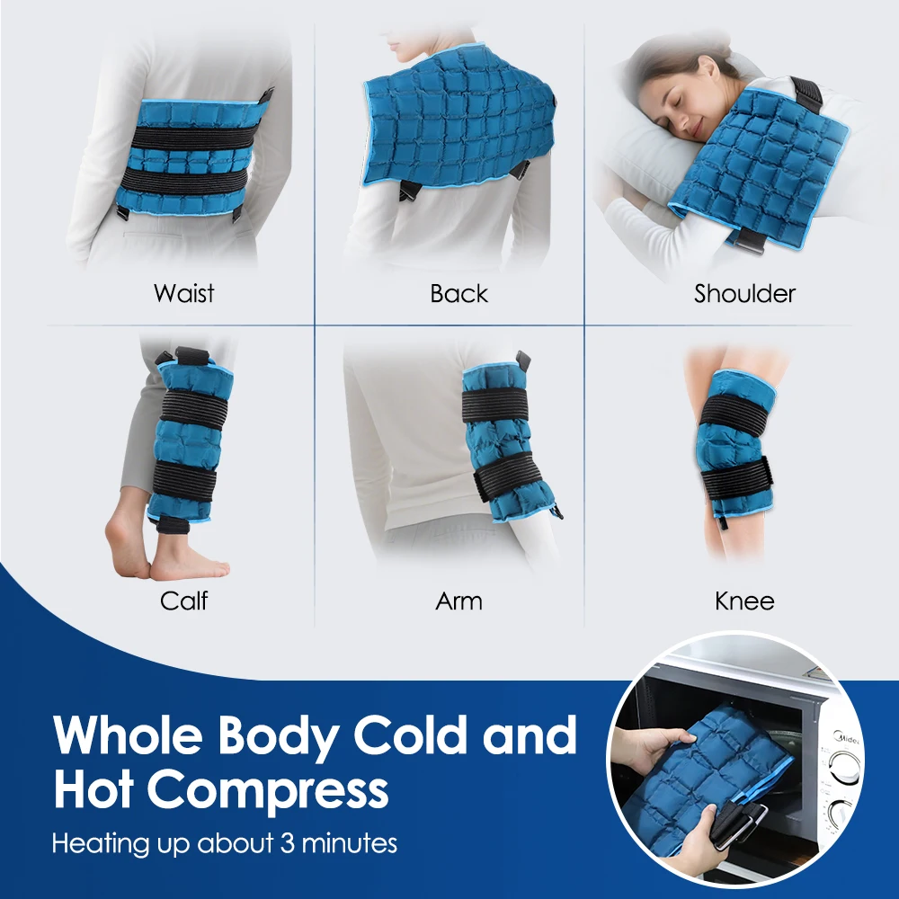 Reusable Big Ice Pack Cold Hot compress Self-Absorbing Water Back Pad for Shoulder Knee Joint Muscle Post-Operative