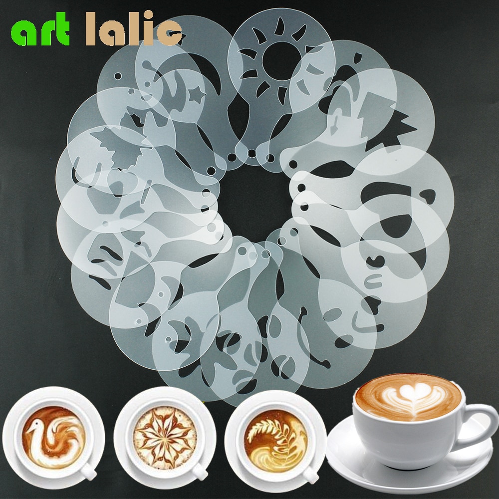 Reusable Cappuccino Stencils (16 pcs) Reusable Cappuccino Stencils (16 pcs)