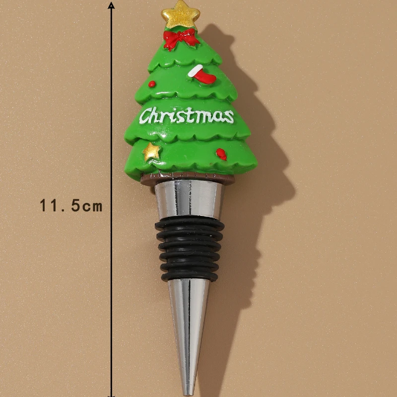 Reusable Christmas Wine Bottle Stopper