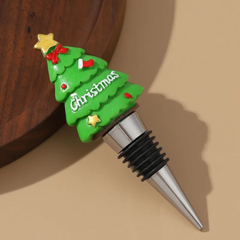 Reusable Christmas Wine Bottle Stopper